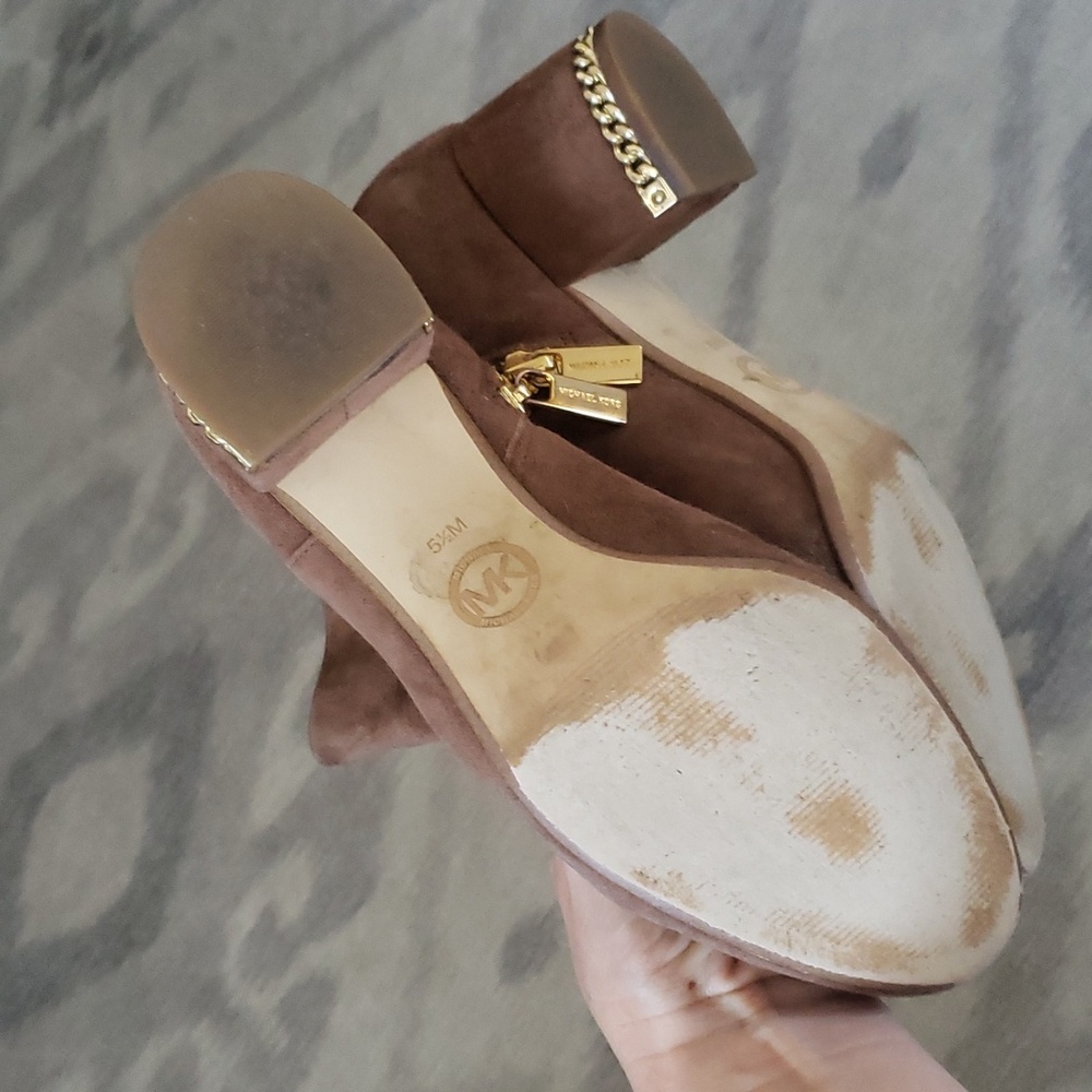 Michael Kors Brown suede booties size 5.5 - Picture 5 of 14